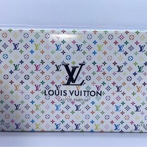 Louis Vuitton Mini Eau de Parfum Set — Blue, Pink, Teal, Purple Labels